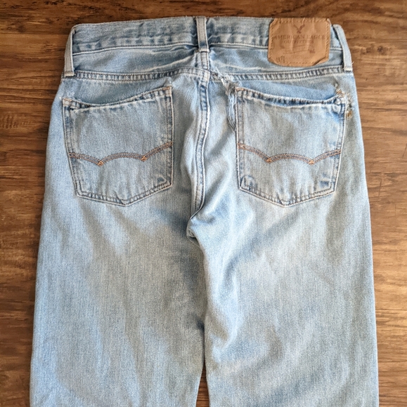 American Eagle Outfitters low rise straight leg jeans Size 26/28 - Picture 4 of 10